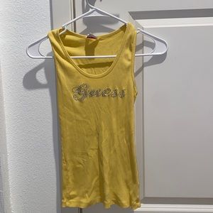 Bedazzled Guess Tank Top